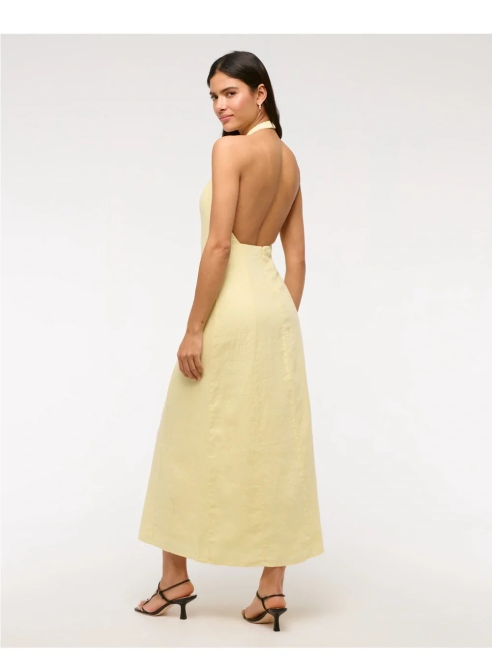 Abercrombie Premium Linen High Neck Dress